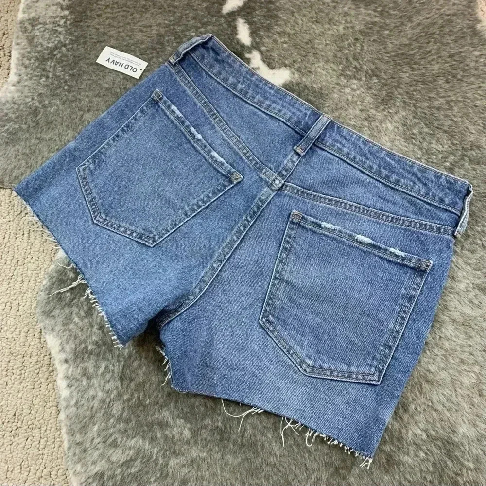 NWT High Rise OG Straight Denim Shorts - Picture 7 of 13